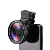 2022.12X Mobile Phone Lens Monocular Telescope Long Focus Lenses 0.45X Wide Angle macro Fisheye Lens For Digital Camera Mobile