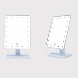 10X Magnification Detail Mirror Lighted Makeup Dressing Table Mirror with 20 LED Light Tabletops Cosmetic Mirror