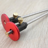 Adjustable Range European Style Aluminum Alloy Professional Manual High Hardness For Carpenters Woodworking Scribe Marking Gauge