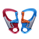 30KN Aluminum Carabiner Snap Hook Mountaineering Climbing Rappelling Rescue Gear Exploring Rappelling Rescue Engineering