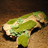 Reptile Hideout Cave Resin Tree Bark Hideaway Aquarium Decoration Decaying Trunk For Bearded Dragon Lizard Fish Shrimp