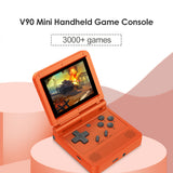 V90 3.0 inch IPS Retro Flip Handheld Console Pocket Mini Video Game Player Classic  Retro Nostalgia Game