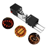 100W Mini Lathe Beads Machine Miniature Buddha Pearl Lathe Grinding and Polishing Beads Wood Working DIY Lathe Drill Rotary Tool