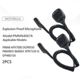 Suitable MOTOROLA Walkie Talkie P8668 APX7000 DGP8550 P8608EX 8668EX XPR7550 IS DP4801EX Explosion Proof Microphone PMMN4067A