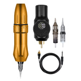 Rocket Tattoo Machine Pen Wireless Tattoo Rotary Machine Power Supply Rotary Tattoo Machine Set with Cartridge Tattoo Machine