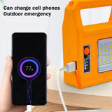 LED Emergency Spotlight Rechargeable Portable Work Lights 7 Lighting Modes 3600mAh Battery for Fishing Night Market