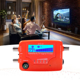 2 in 1 Satellite and TV Signal Finder LCD Digital Satellite Finder TV Antenna Signal Strength Meter Signal Finding Meter