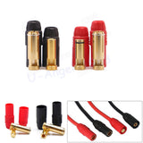 100 Pair/lot Amass AS150 Connector plugs Anti-Spark Gold Bullet 7mm Connector Male Female Bullet Connectors Plugs for RC battery