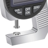 ABS + Stainless Steel Digital Thickness Gauge Inch/ Metric Thickness Measuring Tools 0-0.5 Inch Gauging Tools