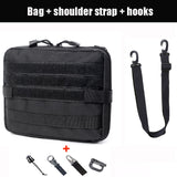 Outdoor Molle Tactical Pouch Army EDC Bag Camping Men Military Utility Backpack SOS Medical Kit Bag Army Hunting Waist Belt Pack