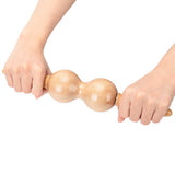 Wooden Exercise Roller Massager Body Muscle Relax Roller Massage Sticks Waist Back Neck Leg Manual Massager Health Care Tool
