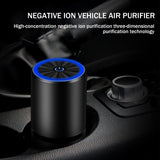 Car Air Purifier with USB Ports Portable Ioniser Air Purifier Anion 360 Degree Cleaning Perfect for Allergy Sufferers and Smoker