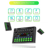 V8S Phone Sound Card Set Bluetooth Microphone Live Broadcast Equipment Computer Universal Microphone Voice Changer