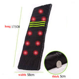Household foldable Massage Mattress Sleep Beauty Spa Heating Vibrating Head Neck Leg Massager Bed Cushion Massage Therapy Mat