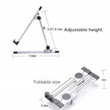 Tablet Stand Aluminum Adjustable Angle/Height Foldable Holder Mobile Phones Books Hands Free Bracket for iPad Air Mini iPhone