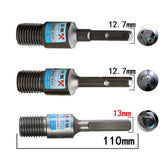 Electric Hammer Connection Bar 65Mn Steel High Strength Drill Bit Adapter Fit 22mm Thread