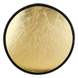 30CM Portable Round Gold And Silver Two-in-one Reflector Mini Photography Live Lighting Photo Supplementary Light Plate