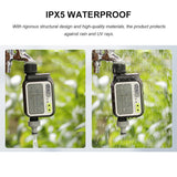 KKmoon Watering timer Electronic Irrigation Regulator Automatic Irrigation Timer with LCD Screen Waterproof Sprinkler Controller