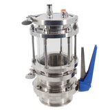Oxygen Free Tri Clamp Dry Hopper Pro 4"TC Homebrew Fermenter Parts Fermenting under Pressure