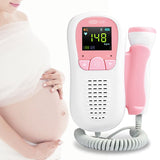 Handheld Fetal Doppler Prenatal Baby Heartbeat Monitor Heart Rate Detector Household Sonar Doppler Pregnant Women