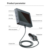Bluetooth 5.0 Car MP5 Player FM Transmitter Support TF U disk music player with Remote Controller Multi Media Player