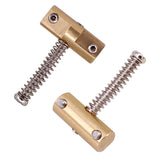 Guitar Compensated Bridge Brass Saddles Set 10.8mm Style Bridge Saddle for TL Style 6 Strings Electric Guitar Part(3Pcs
