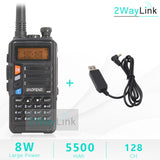 BaoFeng UV-5R Walkie Talkie UV 5R Upgrade Version CB Radio hf Transceiver 8W 10km Dual Band UHF VHF Walkie-Talkies UV 82 UV 9R