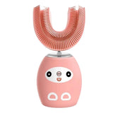 U-Shaped Electric Toothbrush Recharge Automatic Ultrasonic Toothbrush Kids Cartoon Pattern Toothbrush