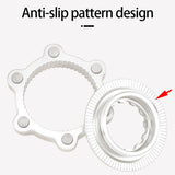 MUQZI Bike Centerlock to 6-Hole Adapter Bike Hub Center Lock Conversion Adapter for Mountain Bikes Bike Hub Adapter