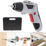 48pcs/set 4.8V Mini 220rpm 110 / 220V Rechargeable Electric Screwdriver LED Light for Household DIY Tool