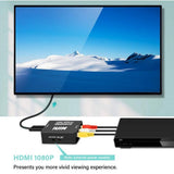 RCA To HD Adapter 3 RCA Converter HD Cable Adaptor CVBS Composite Video Audio 1080P Aux Adapters Accessories For TV AV PC