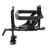 Front Bicycle Seat Child Safety Saddle Baby Seat with Pedals and Support Back Rest for MTB Road Bike Outdoor Cycling Accessory