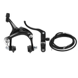 Front / Rear Fixie Bike Brake Kit Road Bike Cruiser Brake Set Bike Caliper Brake Kit Side Pull Brake Set bycicle parts