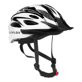 LIVLOV V1 Bike Helmet for Adults with Removable Visor and Pad,18 Vents,Lightweight Adjustable 56-62Cm Bike Helmet