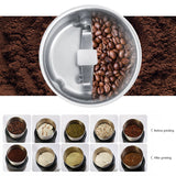 Mini Electric Coffee Grinder Cafe Grass Nuts Herbs Grains Pepper Tobacco Spice Flour Mill Coffee Beans Grinder Machine EU Plug