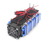 12V 576W 8 Chip DIY Thermoelectric Cooler Low Noise Refrigerators TEC1-12706 Accessories Home Peltier Refrigeration Aluminum