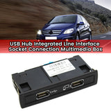 A1728201600 Car USB Hub Integrated Line Interface Socket Connection Multimedia Box For Mercedes CLA200 GLA200 CLS GLE