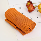 80*30cm Super Absorbent Cooling Towel Fast Drying Soft Breathable Chilly Gym Yoga Towel for Pilates Golf Camping Running Workout