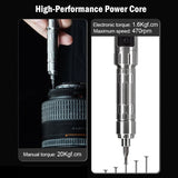 ES15 Electric Screwdriver Cordless Precision Screwdriver Set 24 Magnetic Bits And OLED Display For PC Building