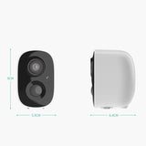 Security Camera Wireless Outdoor, 1080P AI Motion Detection Full Color Night Vision Rechargeable Camera IP65 Waterproof