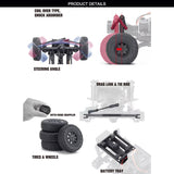 2022 New RC Off-Road Car Wheelbase Crawler Truck Radio Remote Control Car Vehicle 1/24 2.4GHz 4WD Climbing Car RTR Toy for Boys