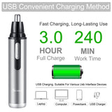 Electric Nose/Ear/Body/Eyebrow Hair Trimmer for Men Shaver Razor Hair Grooming Kit 5 in 1 USB Rechargeable
