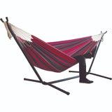 60#Two-person Hammock Camping Thicken Swinging Chair Outdoor Hanging Bed Canvas Rocking Chair Not with Hammock Stand 200*150cm