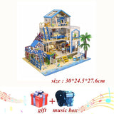 Different Styles of Doll House Furniture Diy Miniature 3D Wooden Miniaturas Dollhouse Toys For Children Birthday Gifts