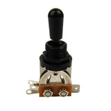 2 Pcs Metric 3 Way Short Straight Guitar Toggle Switch &amp; 1 Set Switch Covers Pickup Selector Plate Bracket Screw