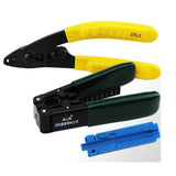 18 In 1 FTTH Fiber Optic Splice Tool Kit with Optical Power Meter and 10MW Visual Fault Locator SKL-6C Optical Fiber Cleaver