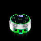 2019 Professional Mini AURORA II LED Tattoo Power Supply Black/Silver EU US AU plug
