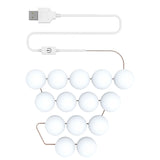 LED Makeup Mirror Light Bulb for Hollywood Vanity Lights Stepless Dimmable Wall Lamp Bulbs for Dressing Table,Bathroom