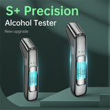 Portable Breathalyzer Breathalyzer To Test Non-Contact High-Precision Tester With Digital LCD Screen USB Rechargeable Breath