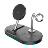 4-in-1 Wireless Charger Universal Charging Base Compatible For Ios Mobile Phone Watch